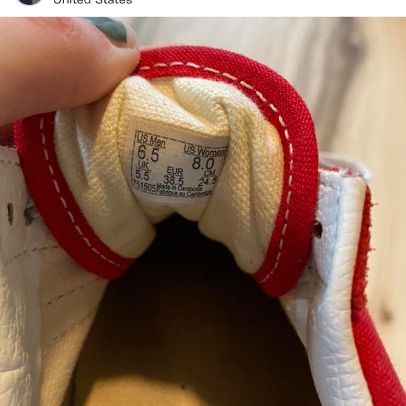 Red Vans - Picture 2 of 4